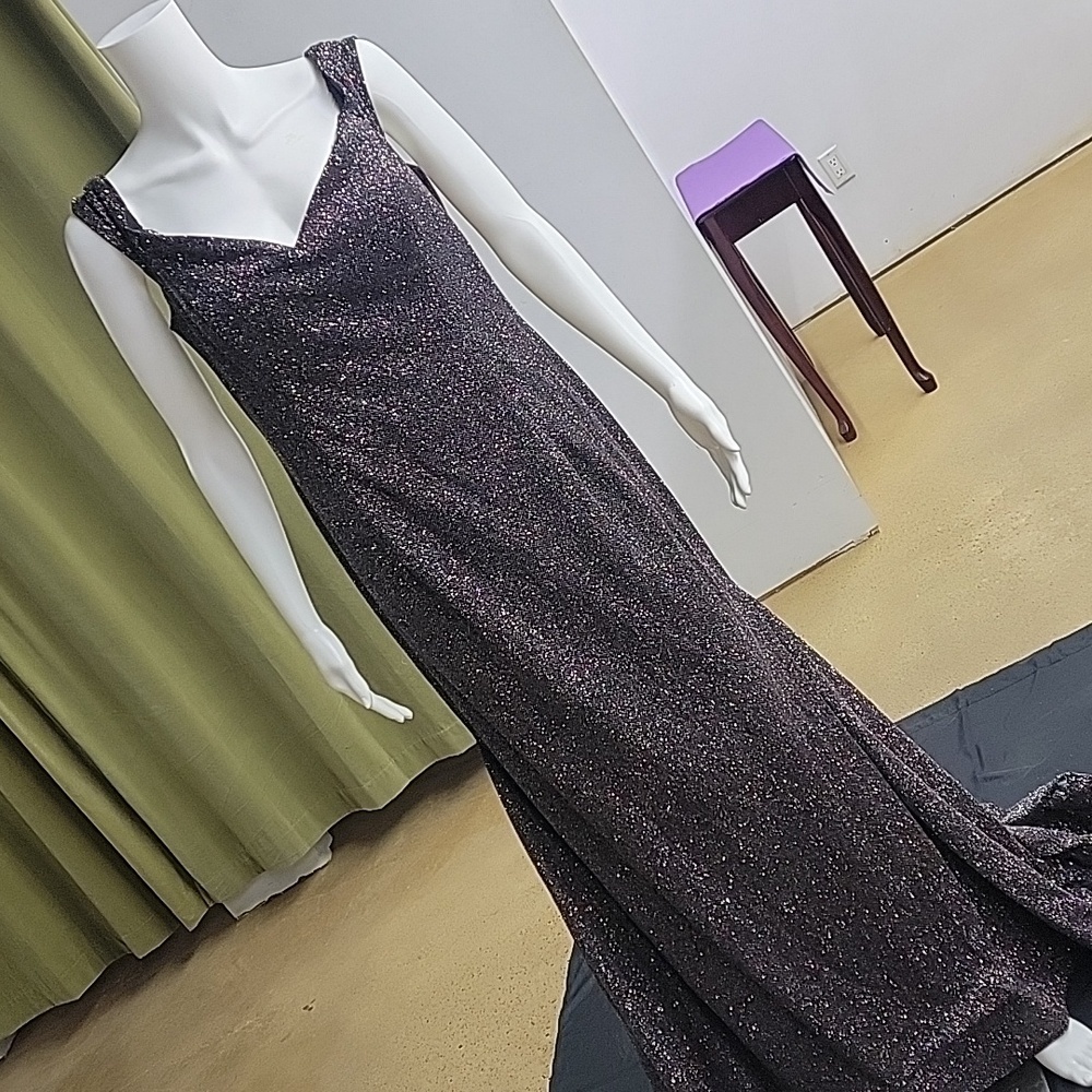 NWT Camilla La Vie Multi-Color Glitter Sparkly Mermaid Maxi Dress Size 14W